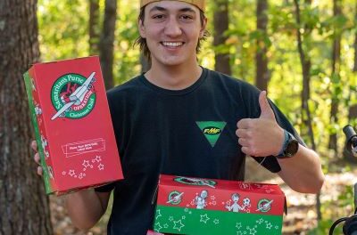 BMC Senior Comines Love of Dirt Bikes With Christmas Project For Kids