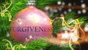 forgiveness Christmas ornament