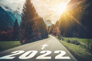 2022 road and mountain sun