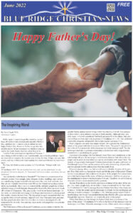 Blue Ridge Christian News June 2022 Front Page