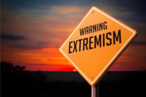 Extremism warning
