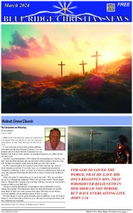March 2024 Blue Ridge Christian News Front Page