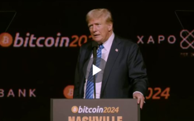 Trump Pledges Support for Bitcoin, Criticizes Biden’s Crypto Policies at Major Conference