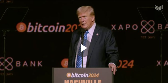 Trump Pledges Support for Bitcoin, Criticizes Biden’s Crypto Policies at Major Conference