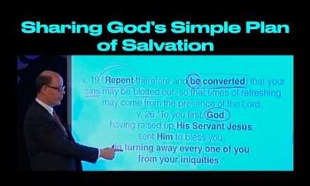 SHARING GOD’S SIMPLE PLAN OF SALVATION (ESH-15)