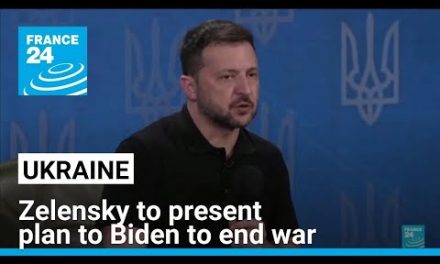 Ukraine’s Zelensky to present plan to Biden to end war with Russia • FRANCE 24 English