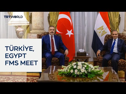 Turkish FM Fidan meets Egyptian counterpart in Cairo
