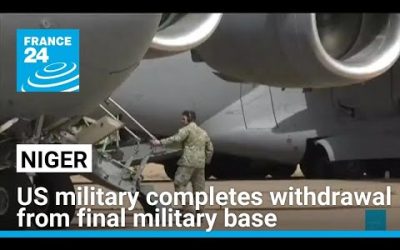 US military completes withdrawal from final base in Niger • FRANCE 24 English