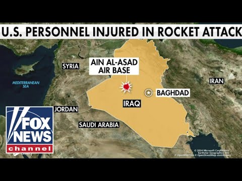 U.S. troops injured after suspected rocket attack on base in Iraq