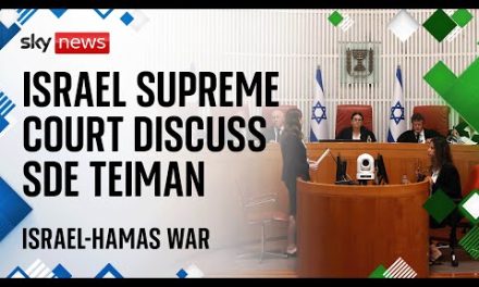 Watch live: Israel’s Supreme Court discuss conditions in facility in Southern Israel