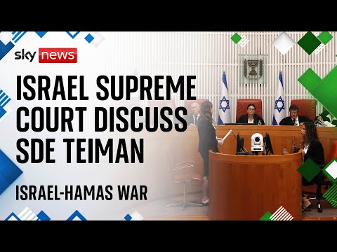 Watch live: Israel’s Supreme Court discuss conditions in facility in Southern Israel