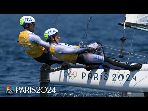 Italy takes comfortable 14-point lead into mixed multihull medal race | Paris Olympics | NBC Sports