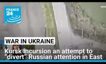 Ukraine’s Kursk incursion an attempt to “divert” Russian attention in East • FRANCE 24 English