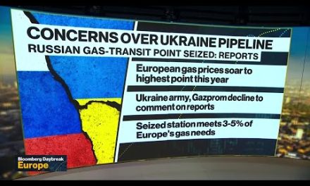 European Gas Hits 2024 High on Concern Over Ukraine Pipeline