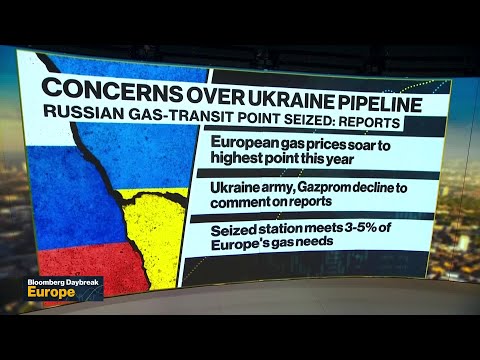 European Gas Hits 2024 High on Concern Over Ukraine Pipeline