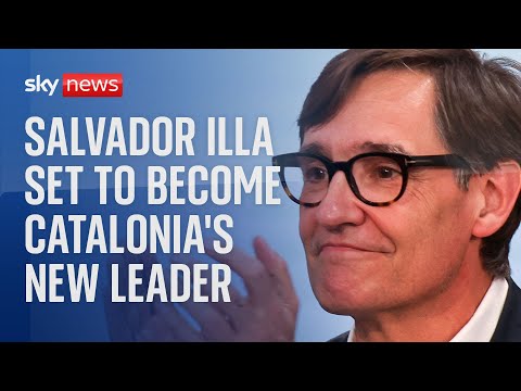 Watch live: Salvador Illa set to be Catalonia’s new leader