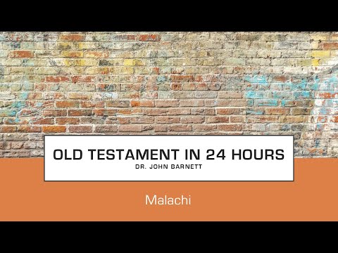 OUR GOD OF LOVE–FROM MALACHI, THE LAST OT BOOK (OTI-39A – Malachi)