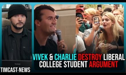 Vivek Ramaswamy & Charlie Kirk DESTROY Liberal Woman’s Argument With LOGIC And FACTS