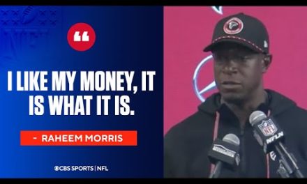 Raheem Morris discusses late game execution on final drive against Chiefs | Press Conference