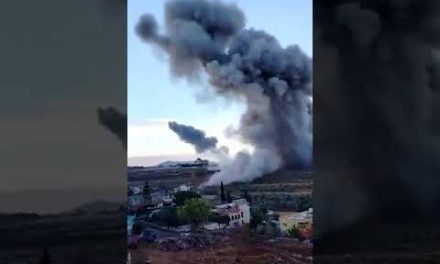 Aftermath of Israeli air strikes on southern Lebanon