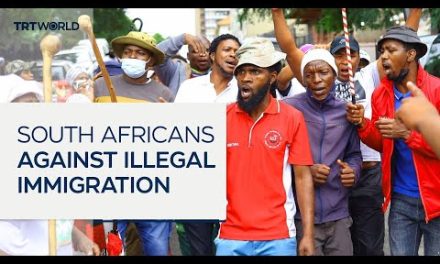 Protesters gather in South Africa against illegal immigration